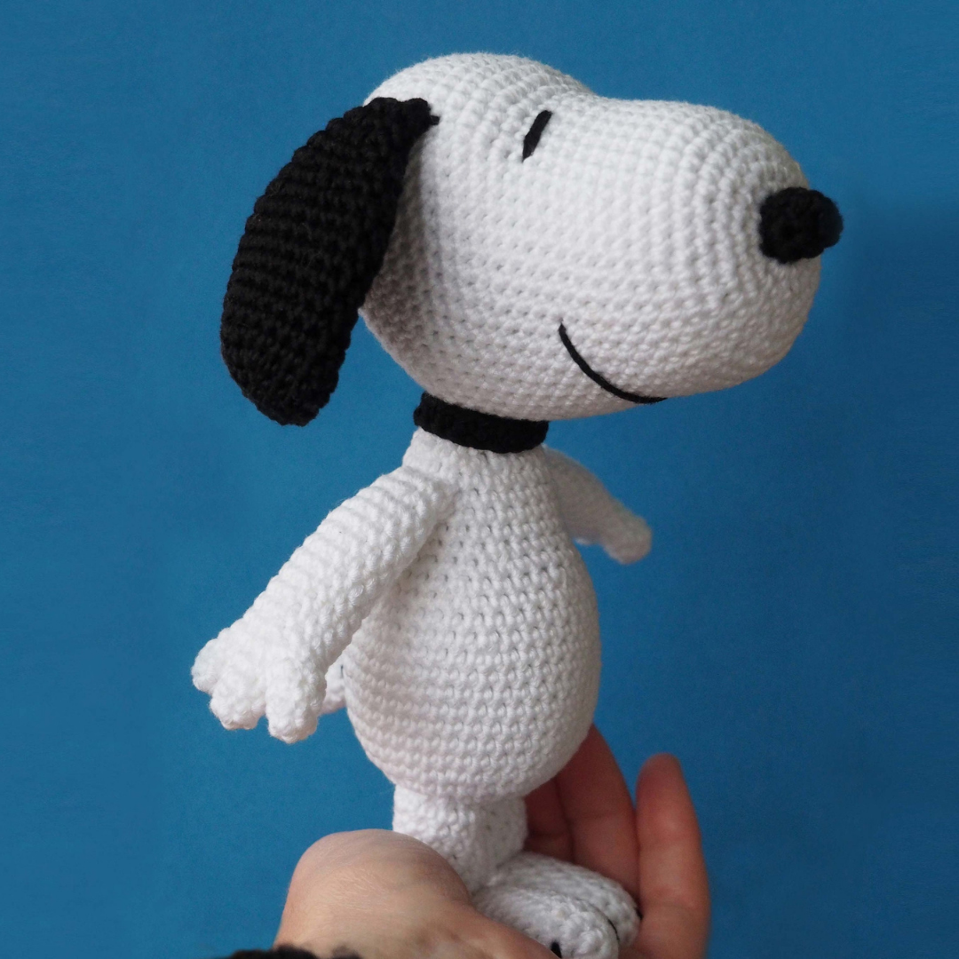 MUÑECO DE APEGO EL CONEJO Y LA LUNA SNOOPY Y WOODSTOCK 100% HILO DE ALGODÓN - 3