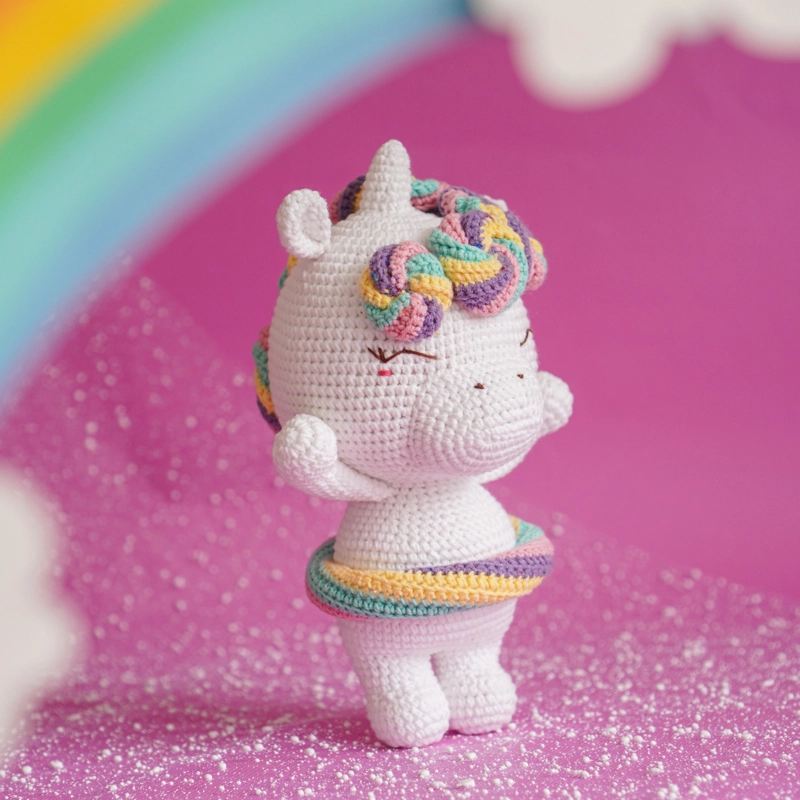 MUÑECO DE APEGO EL CONEJO Y LA LUNA LOLLIPOP UNICORN - 2