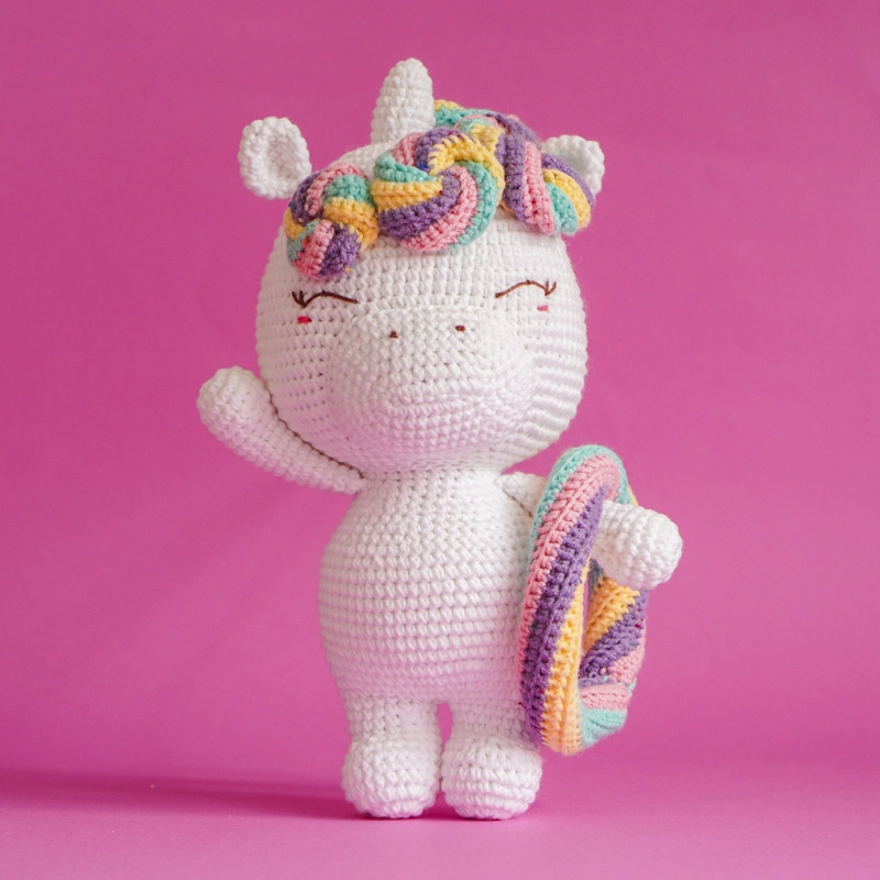 MUÑECO DE APEGO EL CONEJO Y LA LUNA LOLLIPOP UNICORN - 3