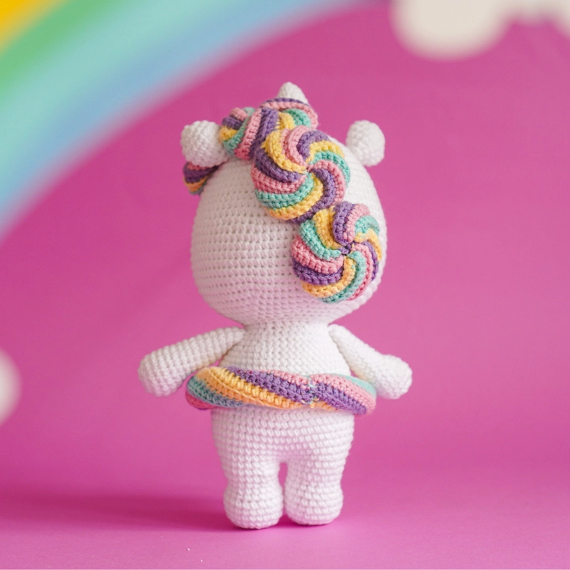 MUÑECO DE APEGO EL CONEJO Y LA LUNA LOLLIPOP UNICORN - 4