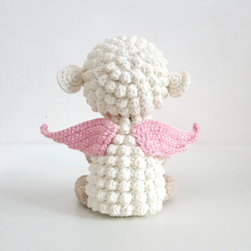 SONAJERO + MUÑECO DE APEGO EL CONEJO Y LA LUNA BABY SHEEP - 7
