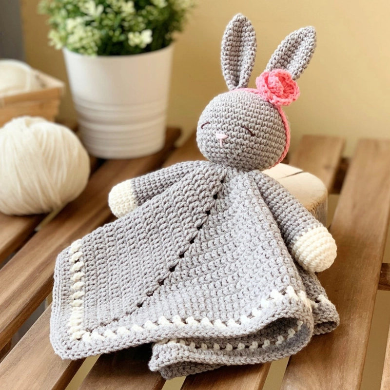 MANTA DE APEGO EL CONEJO Y LA LUNA SLEEPY BUNNY - 2