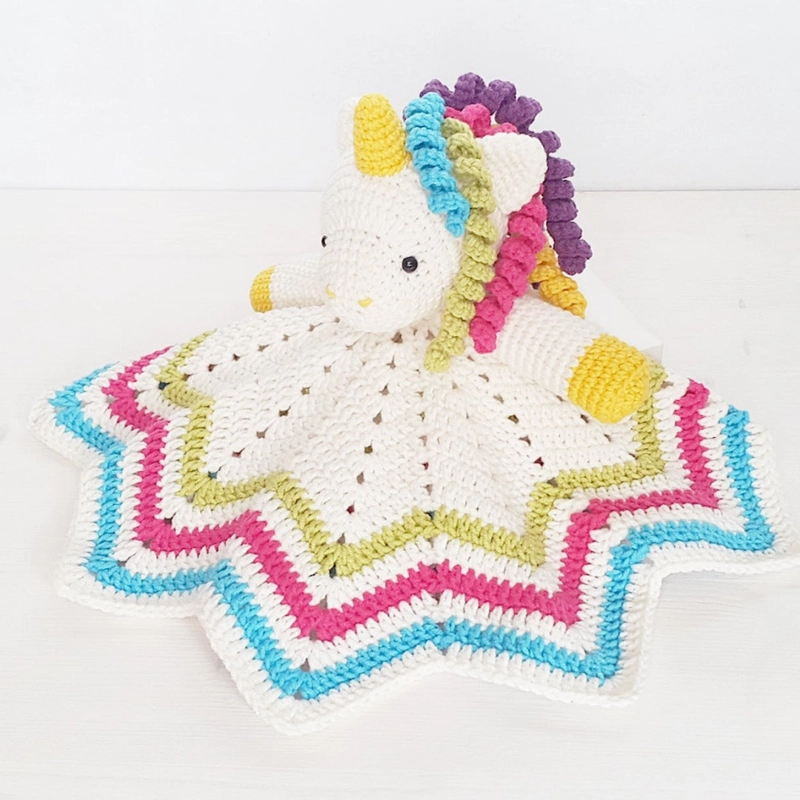 MANTA DE APEGO EL CONEJO Y LA LUNA SWEET UNICORN - 3