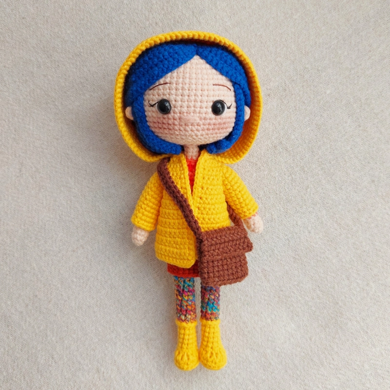 MUÑECA DE APEGO EL CONEJO Y LA LUNA CORALINE JONES M02 - 1