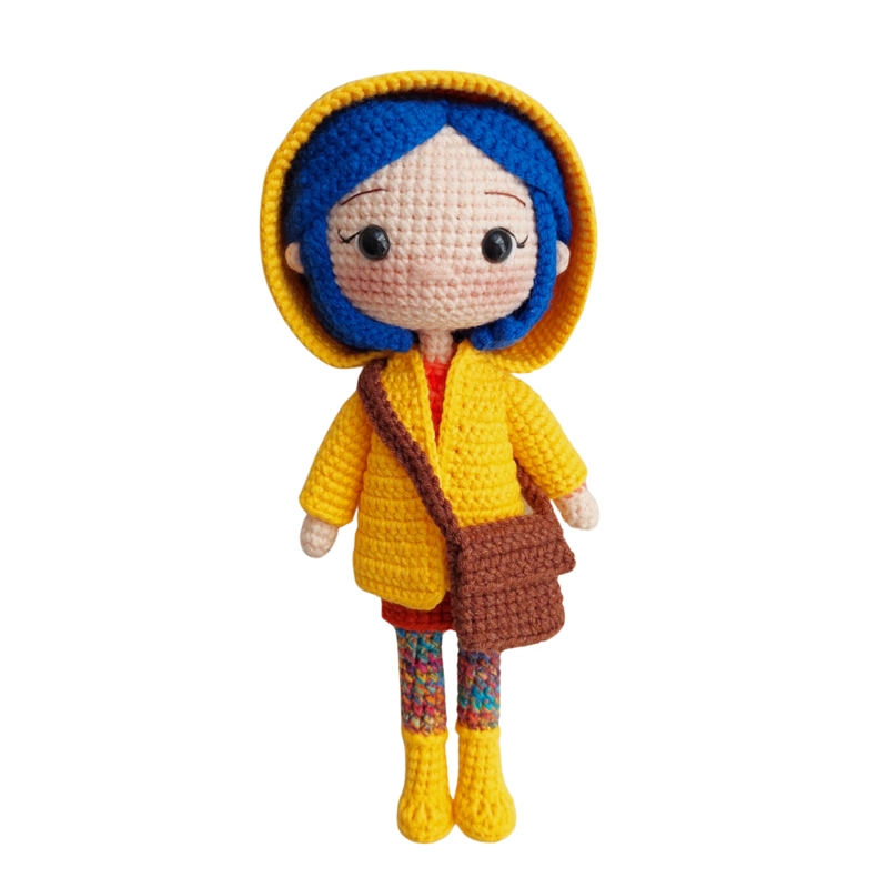 MUÑECA DE APEGO EL CONEJO Y LA LUNA CORALINE JONES M02 - 2