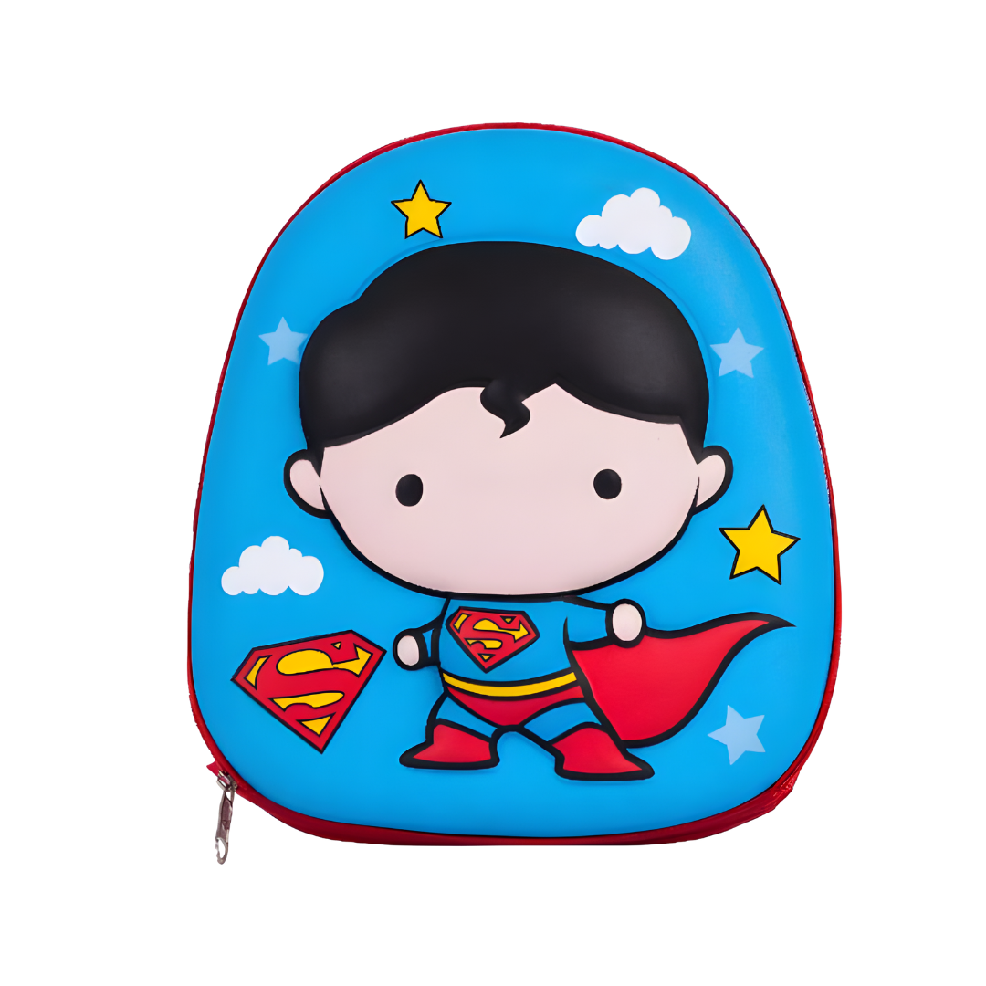 MOCHILA DE NIÑOS DE PASEO LICENCIADA MODELO SUPERMAN CUERPO - 1