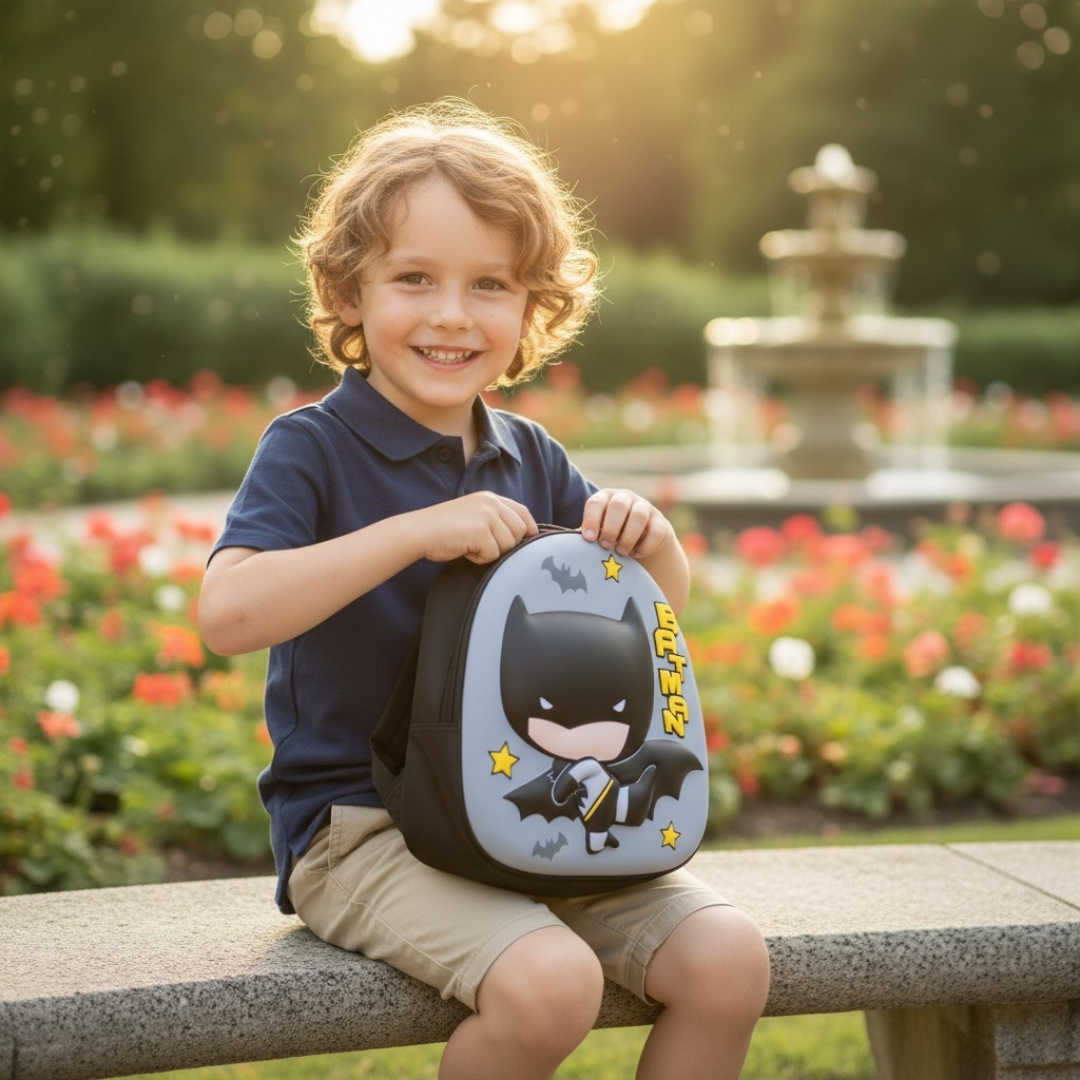 MOCHILA DE NIÑOS DE PASEO LICENCIADA MODELO BATMAN CUERPO - 2