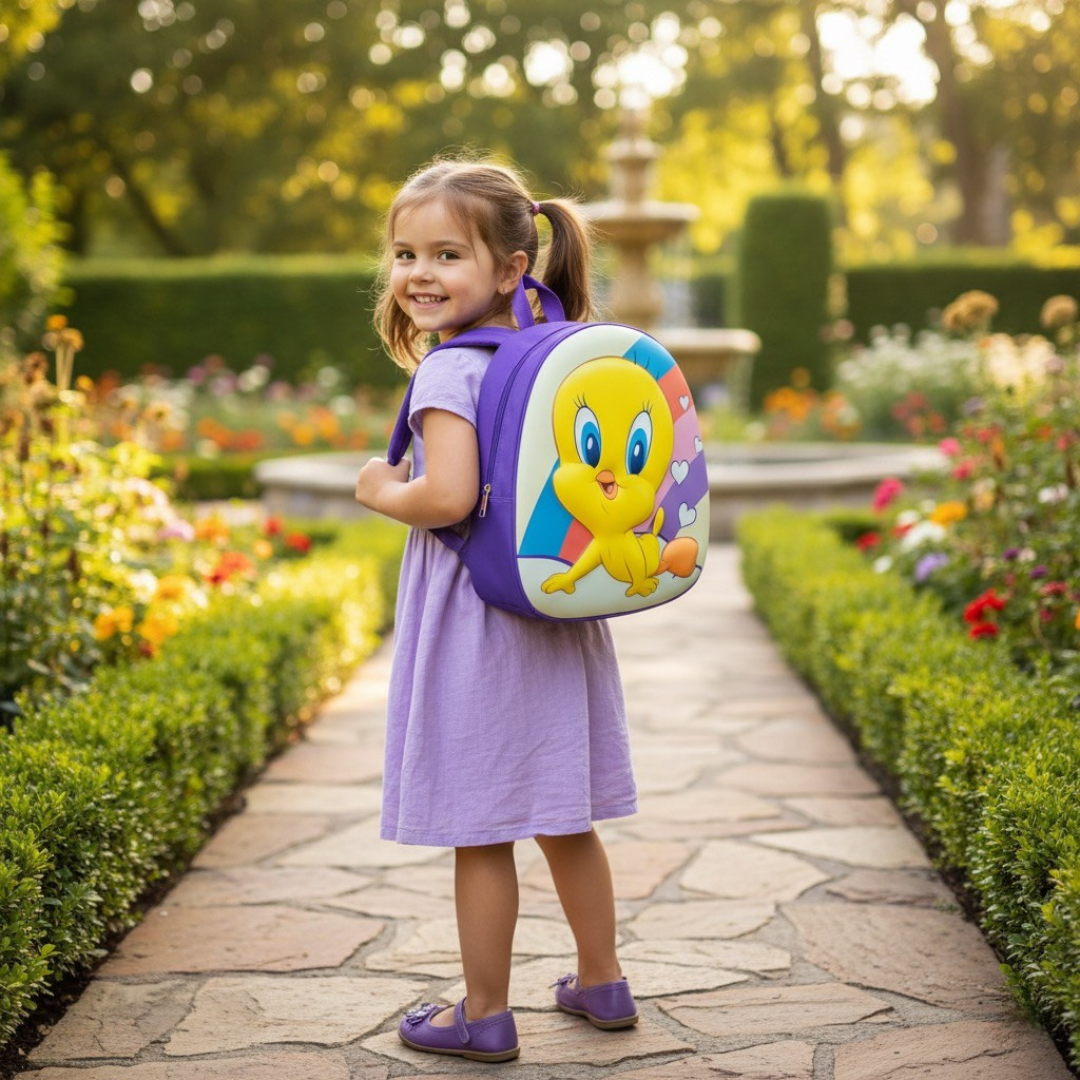 MOCHILA DE NIÑOS DE PASEO LICENCIADA MODELO BABY LOONEY TUNES PIOLÍN - 2