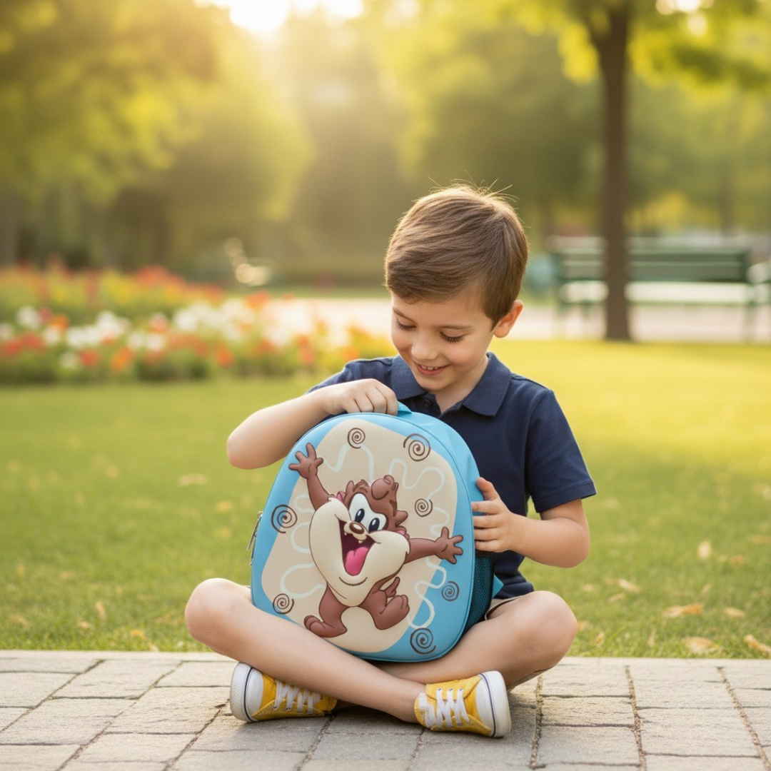 MOCHILA DE NIÑOS DE PASEO LICENCIADA MODELO BABY LOONEY TUNES TAZ - 2