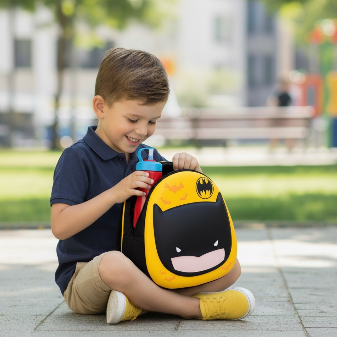 MOCHILA DE NIÑOS DE PASEO LICENCIADA MODELO BATMAN ROSTRO - 2