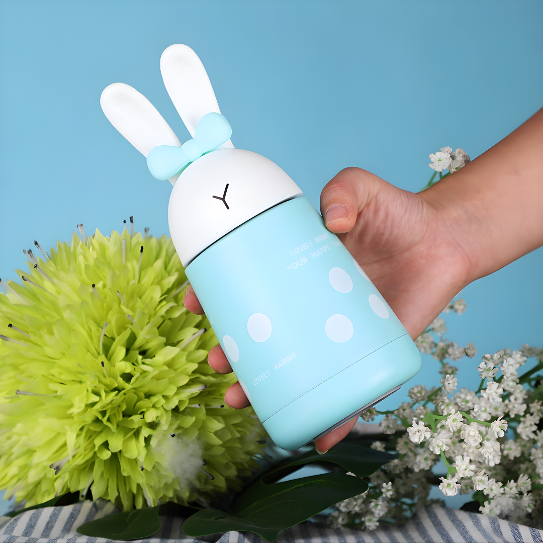 THERMO CUTE BUNNY 300ML GREEN - 3