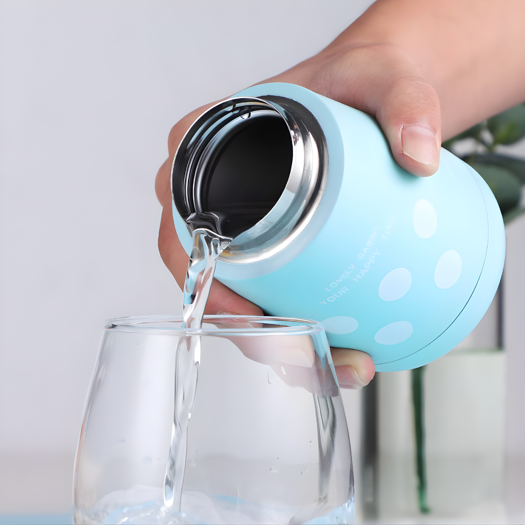 THERMO CUTE BUNNY 300ML GREEN - 4