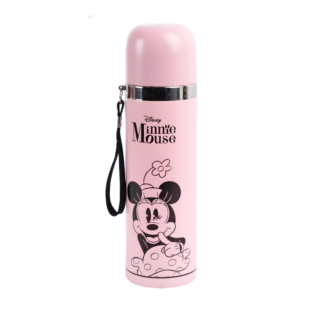 MUG TERMO 500ML MODELO MINNIE MOUSE ROSA - 1