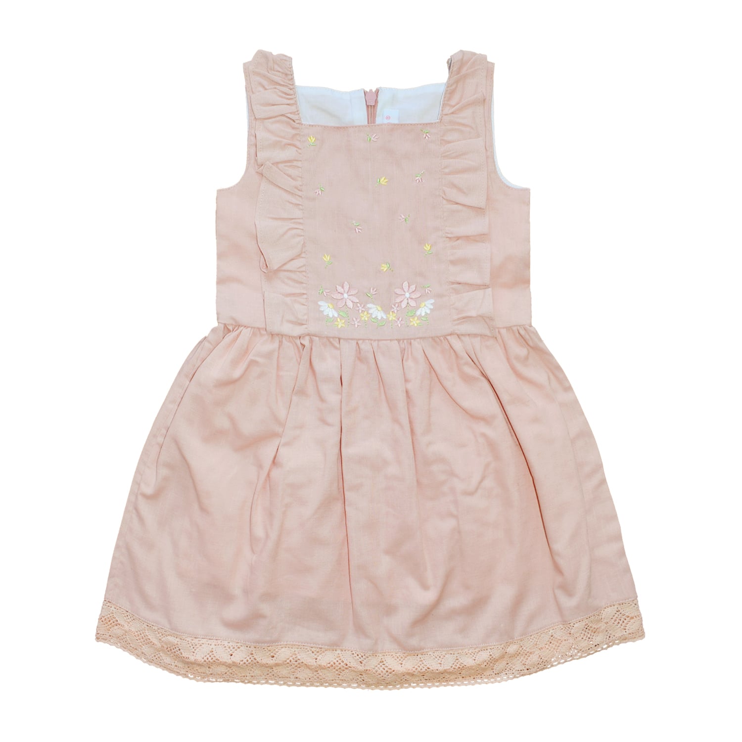 VESTIDO LINO MEGAN PARA NIÑA BEBELÚ - 1