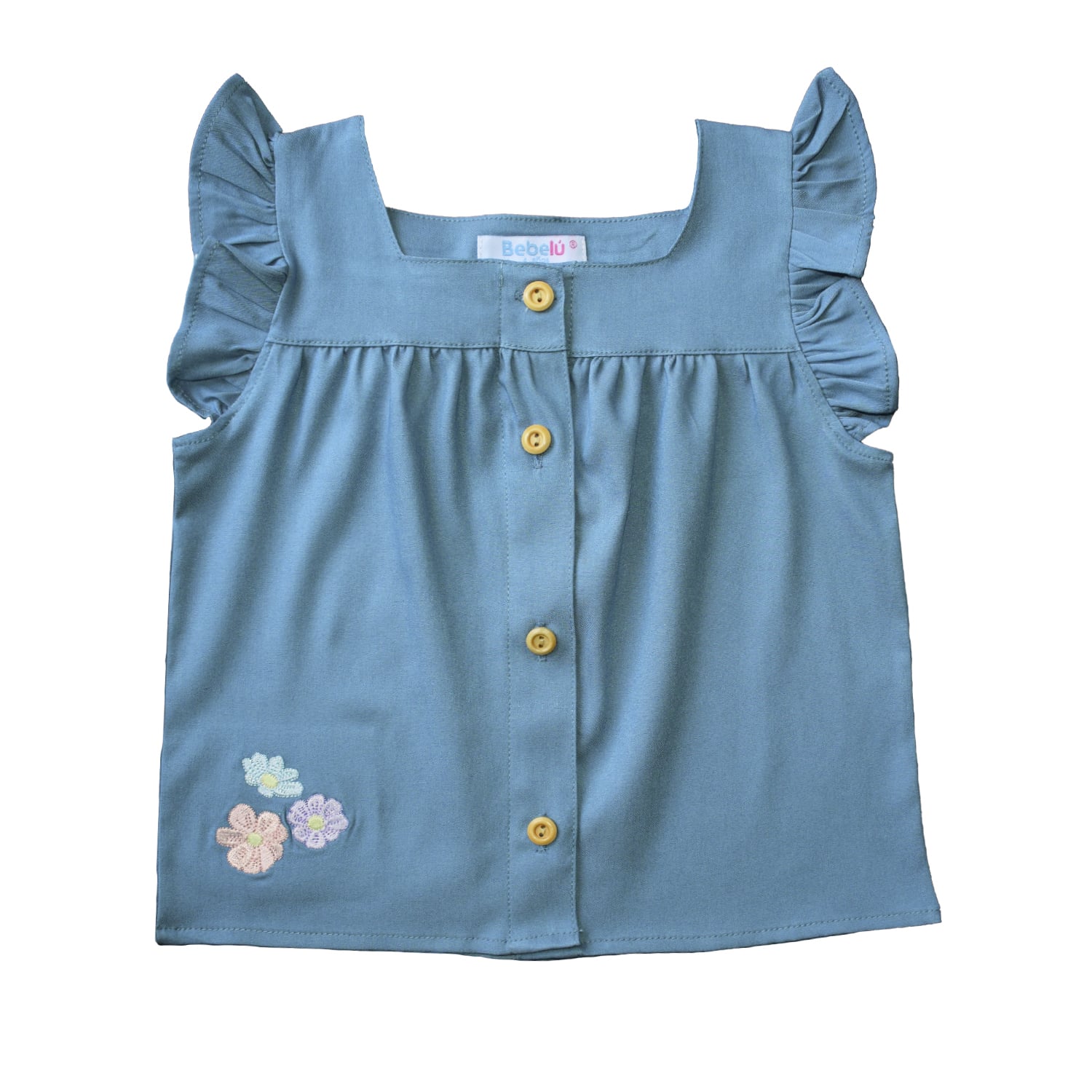BLUSA POPELINA BEBELÚ PARA NIÑA - 1