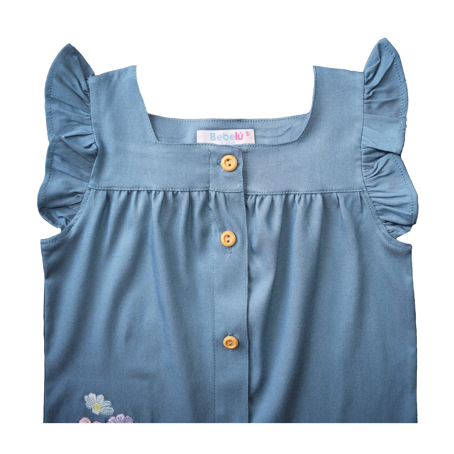 BLUSA POPELINA BEBELÚ PARA NIÑA - 2