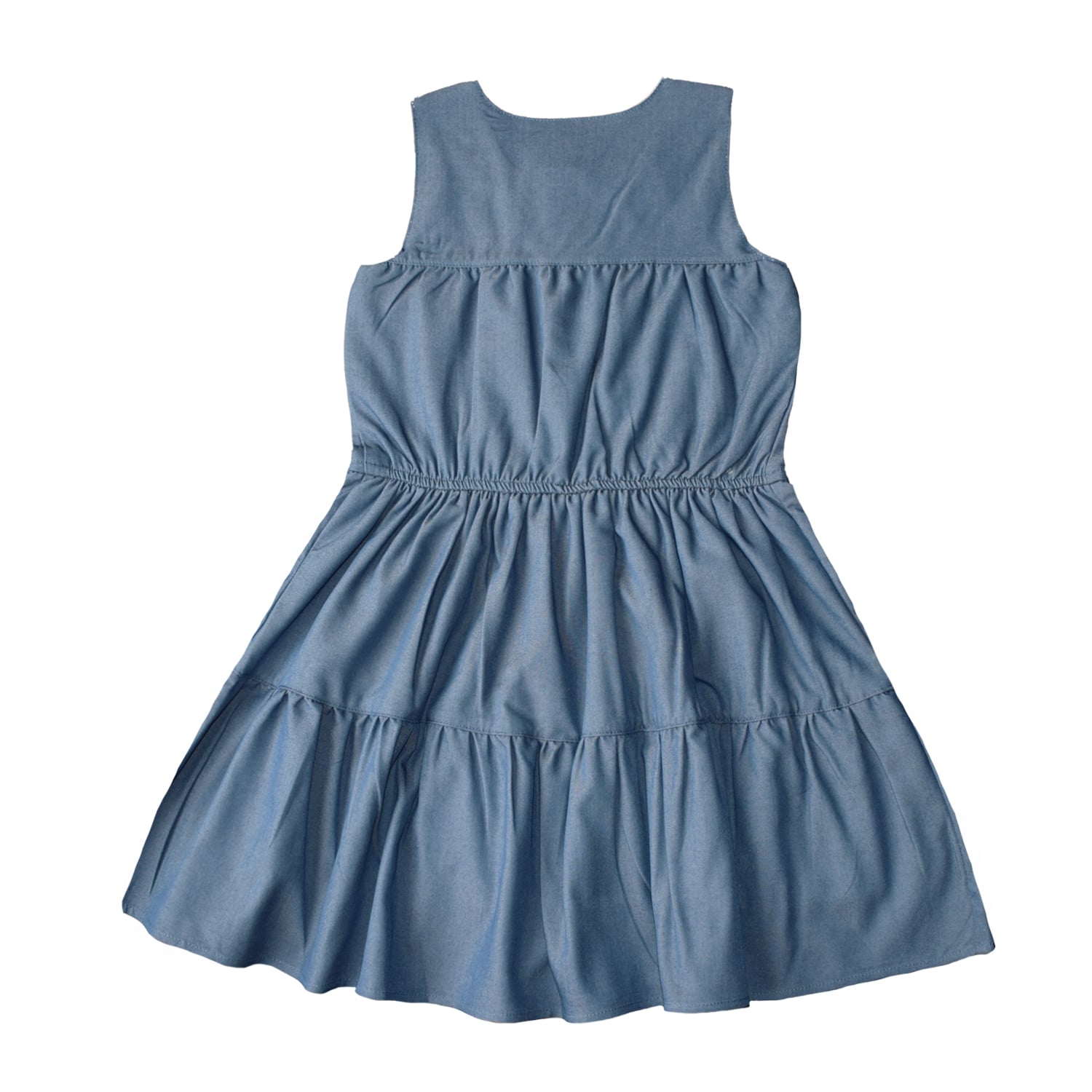 VESTIDO CHAMBRAY NIÑA BEBELÚ - 4