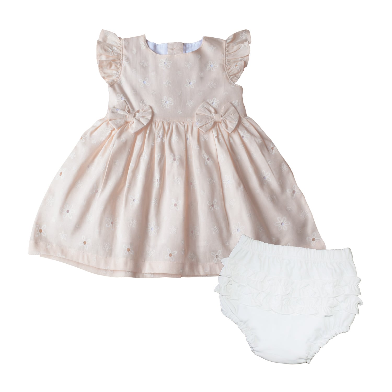 VESTIDO BROCADO BEBELÚ PARA NIÑA - 1