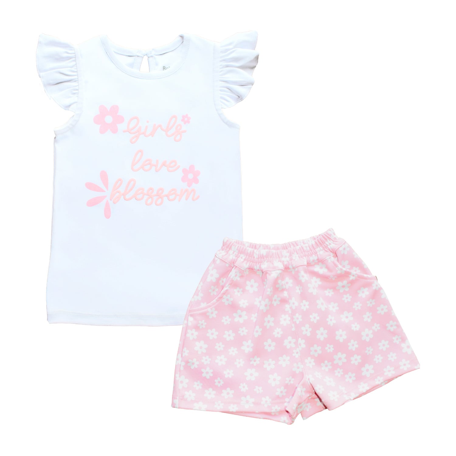 CONJUNTO FRENCH TERRY BEBELÚ PARA NIÑA - 1