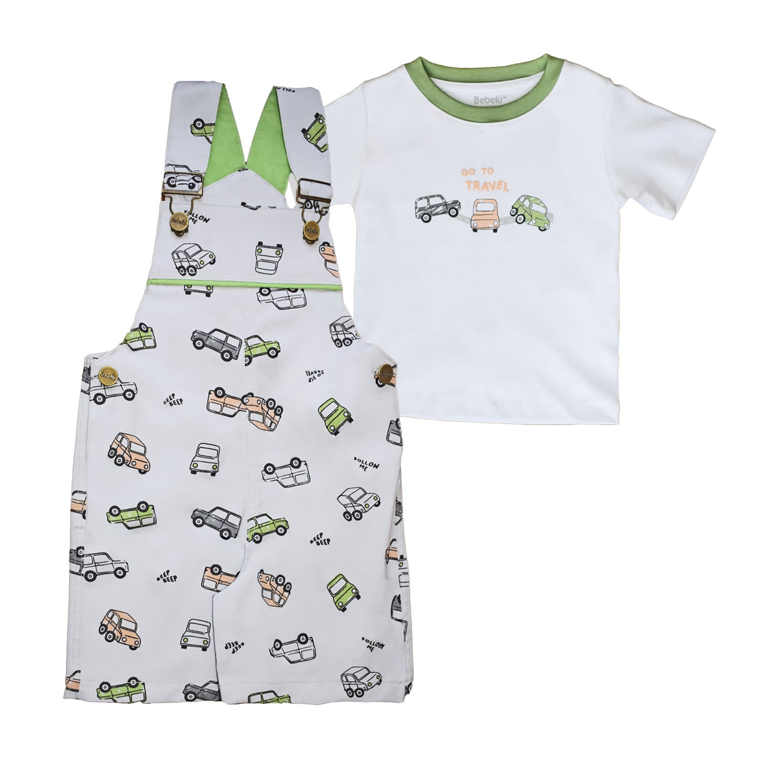 CONJUNTO POPELINA BEBELÚ PARA NIÑO - 1