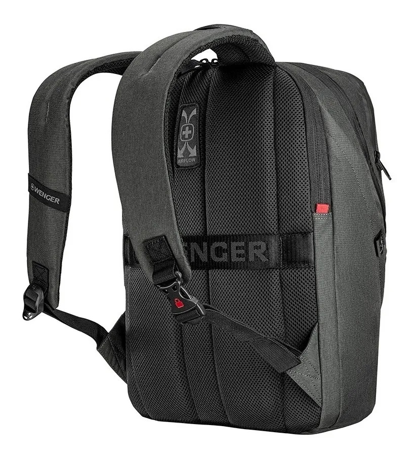Mochila porta laptop MX ECO Light color gris, Wenger - 3
