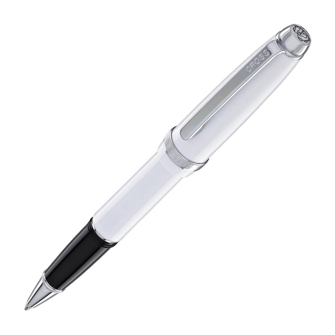 BOLIGRAFO CROSS LUME PORCELAIN WHITE CON DETALLES CROMADOS PULIDOS - 1