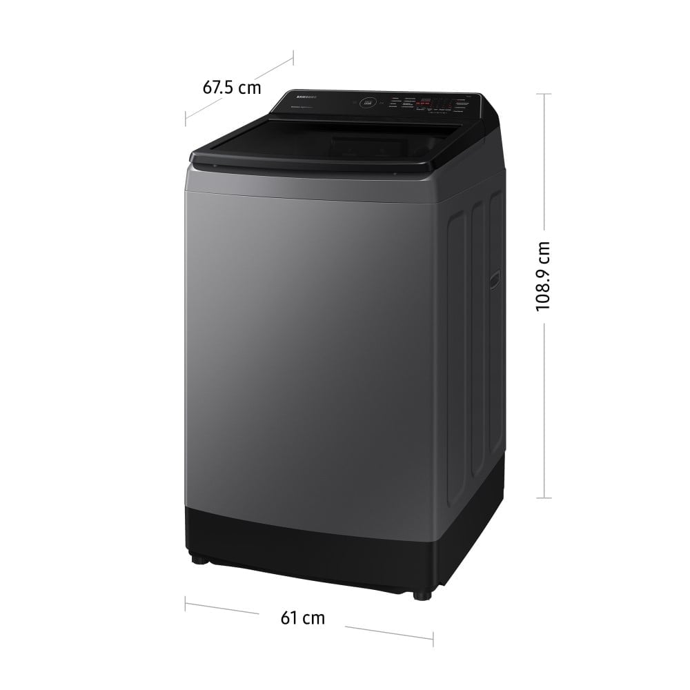 LAVADORA SAMSUNG 15KG SUPERIOR SMART ECOBUBBLE GRIS WA15CG5441BDPE - 2