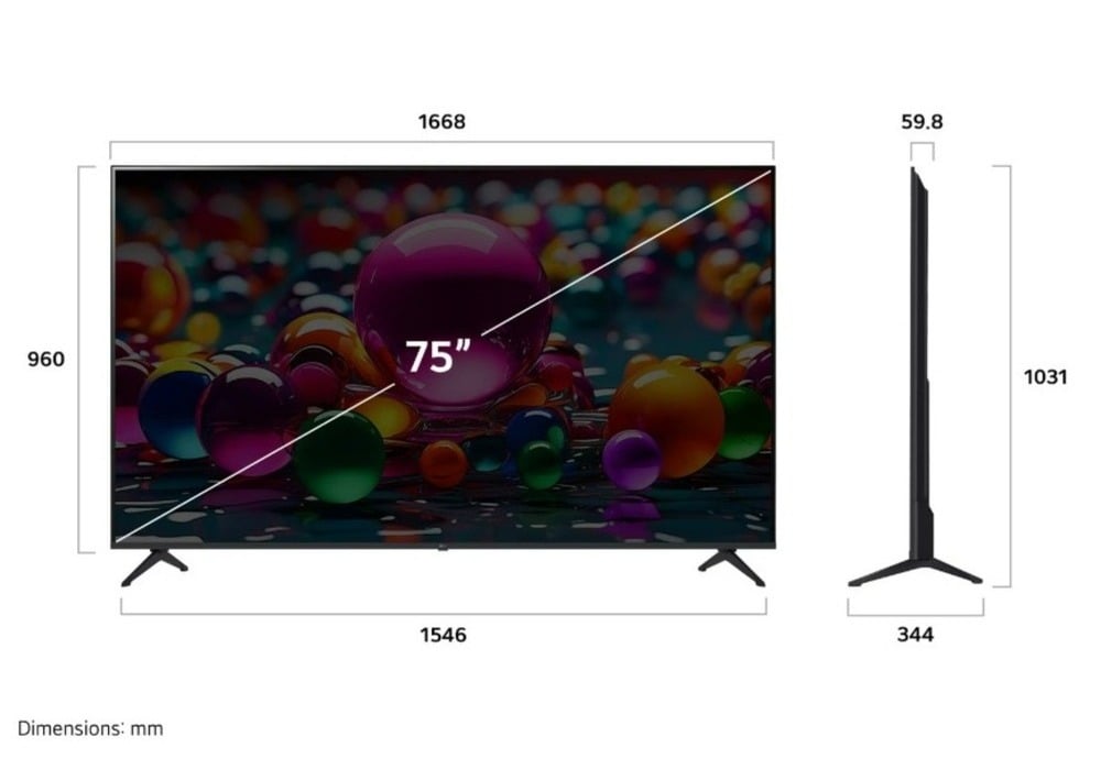 TELEVISOR LG 75' SMART UHD 4K THINQ AI 75UA8050PSA - 3