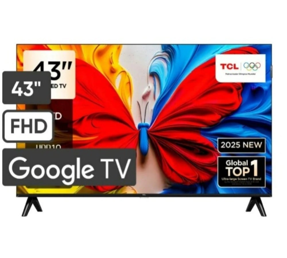 TELEVISOR TCL QLED 43' FULL HD SMART GOOGLE TV 43S5K - 1