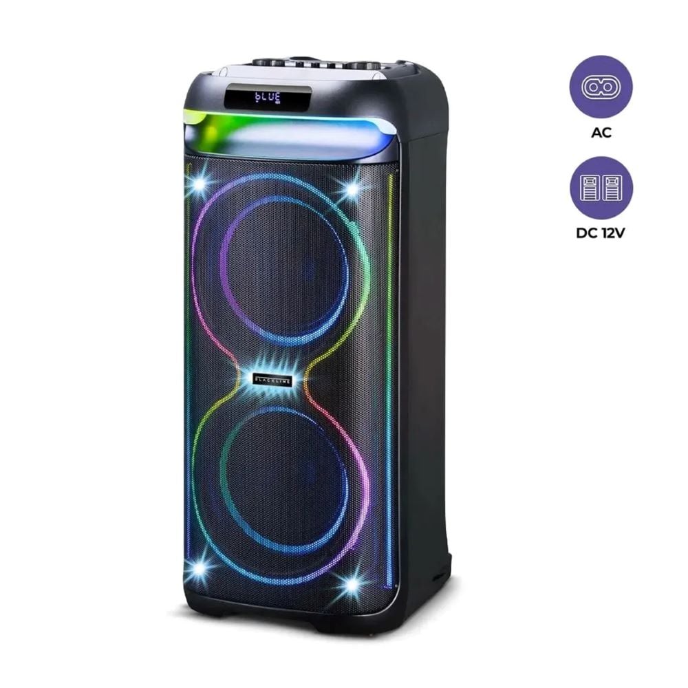 TORRE BLACKLINE TORRBL8INF 2X8 50W BT FM SONIDO ESPACIAL DSP TWS - 1