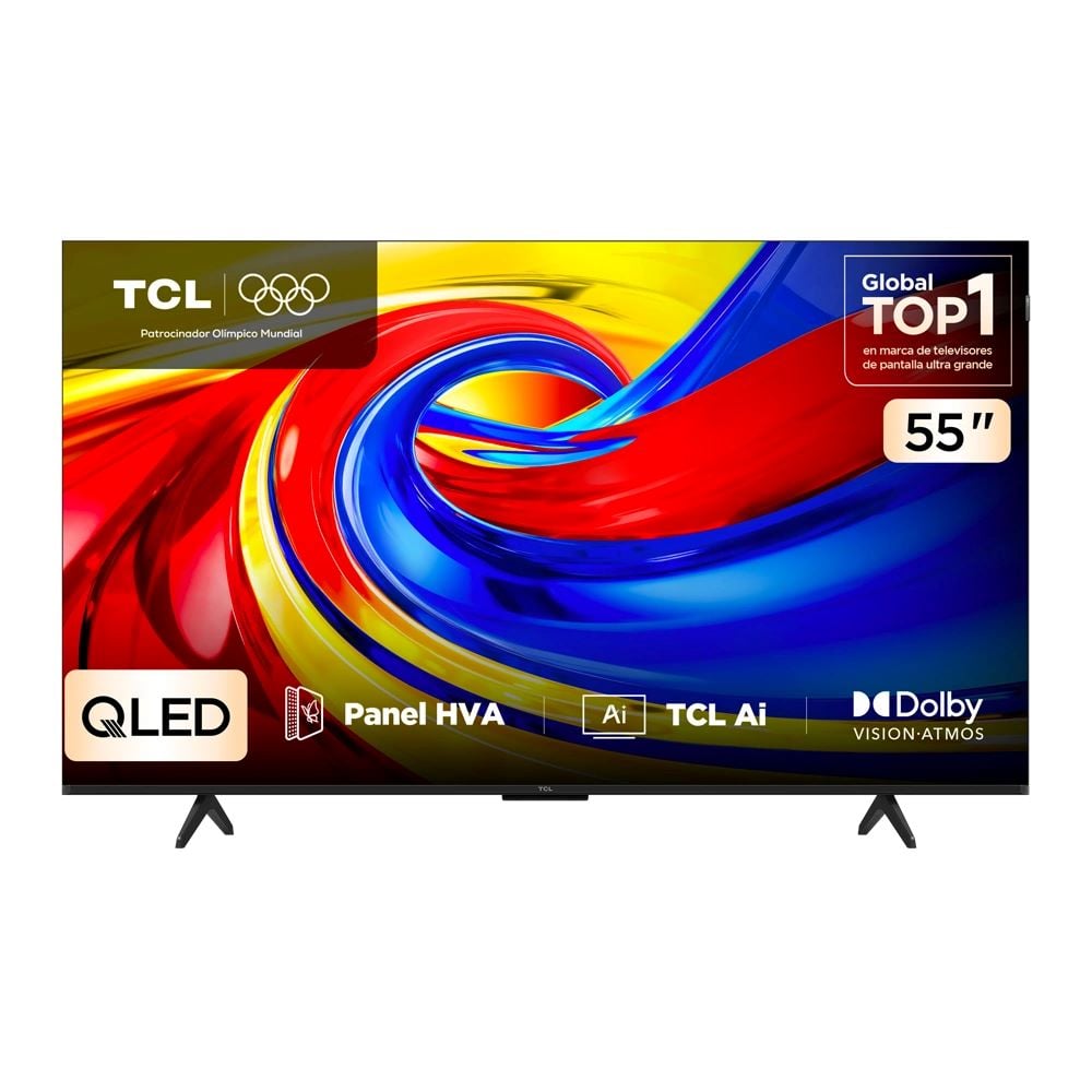 TELEVISOR TCL 55'' QLED PREMIUM 4K UHD GOOGLE TV 55P7L AÑO 2026 - 1