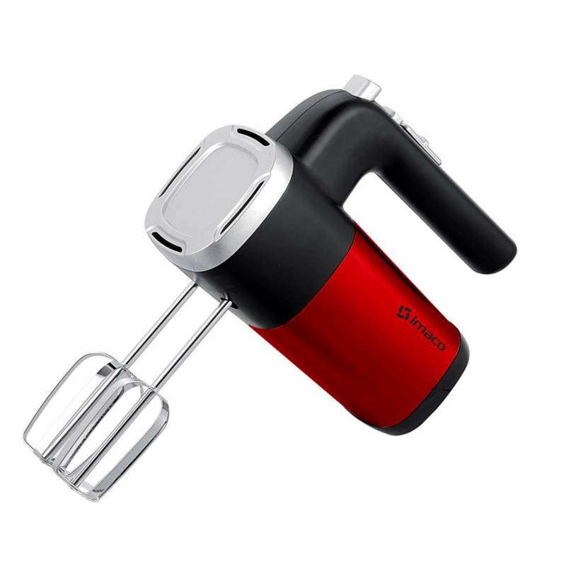 BATIDORA DE MANO 400 W CON 5 VELOCIDADES IMACO HM400R ROJO - 1