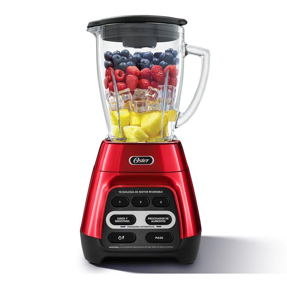 LICUADORA REVERSIBLE 1.5L OSTER BLSTPYG1310 RBG ROJO - 1