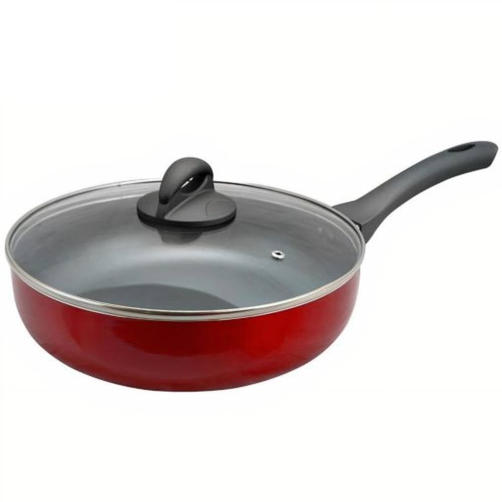 SARTÉN OSTER® ANTIADHERENTE 3.3L CON TAPA HERSCHER ROJO 92325 02 - 1
