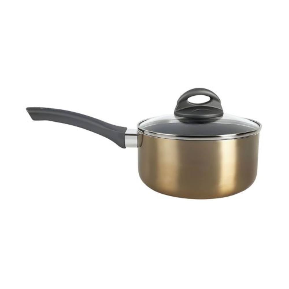 CACEROLA OSTER® ANTIADHERENTE 18CM CON TAPA HERSCHER GOLD 136802 02 - 1