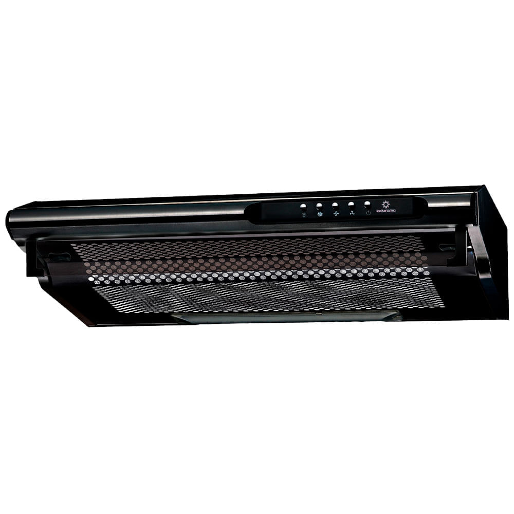 CAMPANA EXTRACTORA 60CM CEI-602NE INDURAMA NEGRO - 1