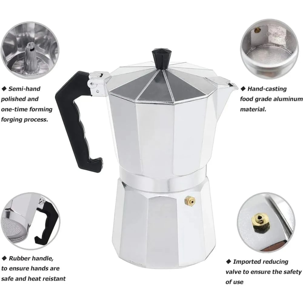 CAFETERA ITALIANA ALUM. P-2 TZS MOD - ICHIMATSU - 2