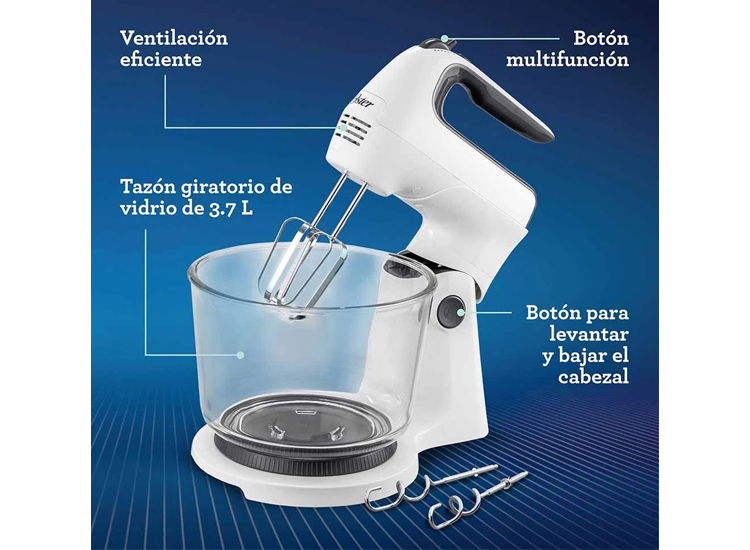 BATIDORA OSTER 2 EN 1 FPSTHS3611 – MANO Y PEDESTAL, 250W DE POTENCIA - 2