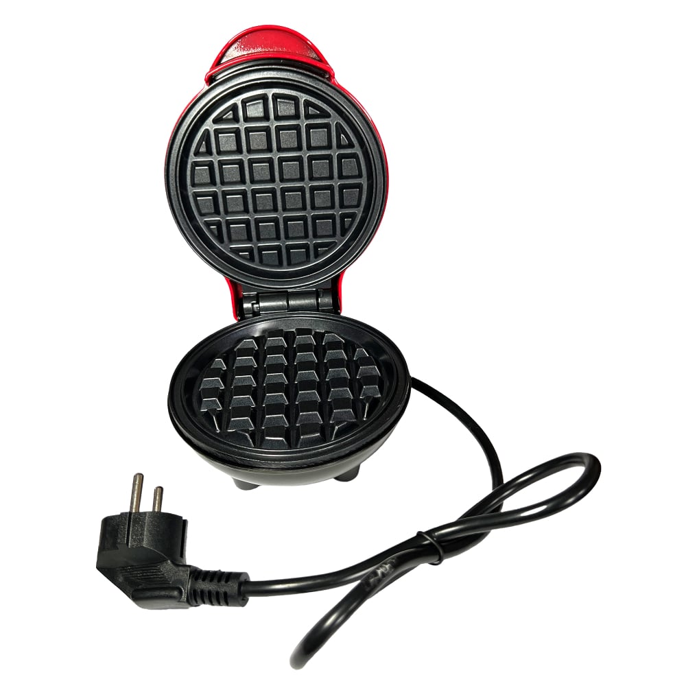 MINI WAFLERA PRACTIKA M104 ROJA | WAFFLES CASEROS EN MINUTOS - 2