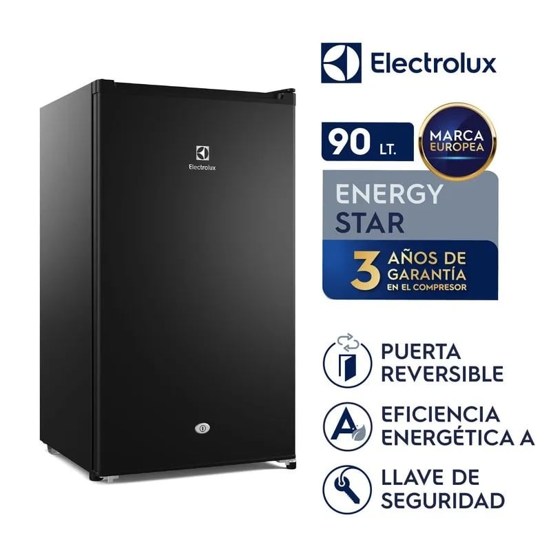 FRIGOBAR ELECTROLUX 90L ERD090G2HWB NEGRO - 1
