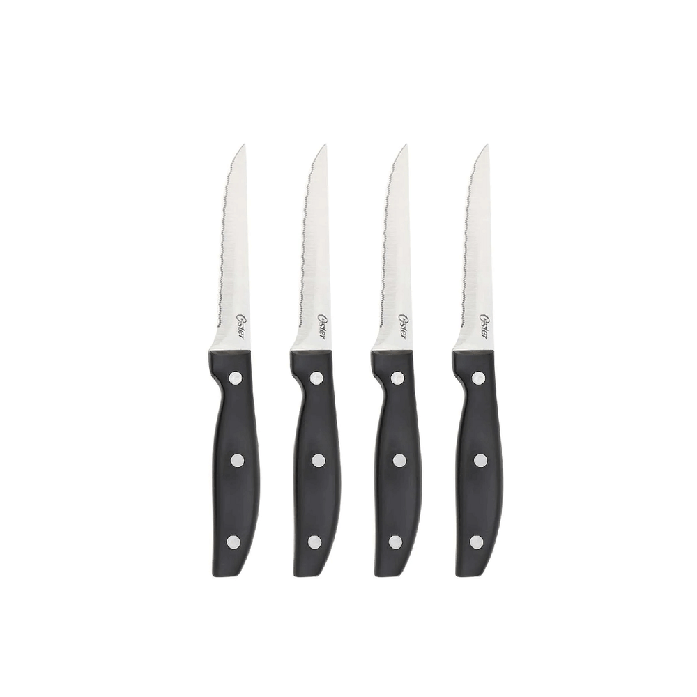 SET DE CUCHILLOS OSTER 4 PZS GRANGER 75681-04 | ACERO INOXIDABLE NEGRO - 2
