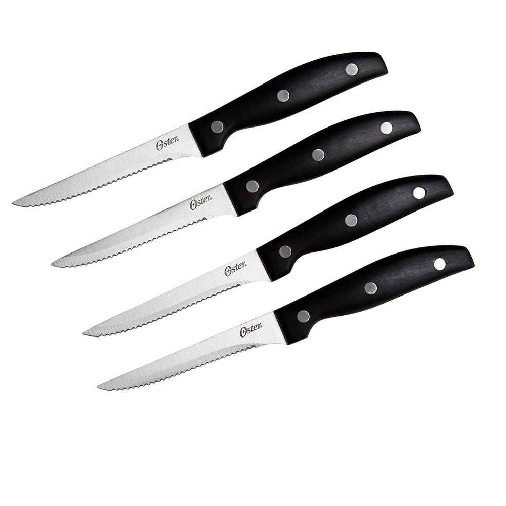 SET DE CUCHILLOS OSTER 4 PZS GRANGER 75681-04 | ACERO INOXIDABLE NEGRO - 3