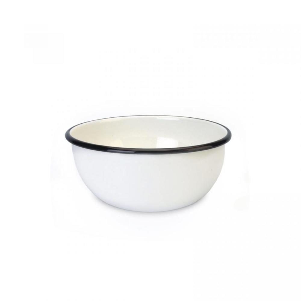 TAZÓN ACERO VITRIFICADO BLANCO N°14-0640140000 - 1
