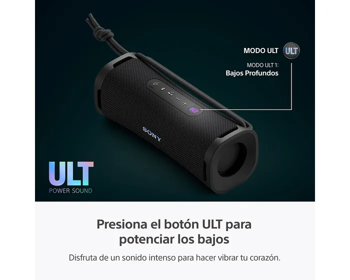 PARLANTE SONY BLUETOOTH SRS-ULT10 PORTÁTIL NEGRO - 2