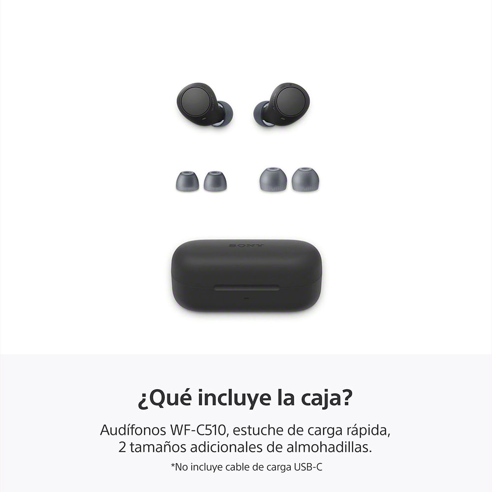 AUDÍFONO INALAMBRICO SONY WF-C510 NEGRO - 3