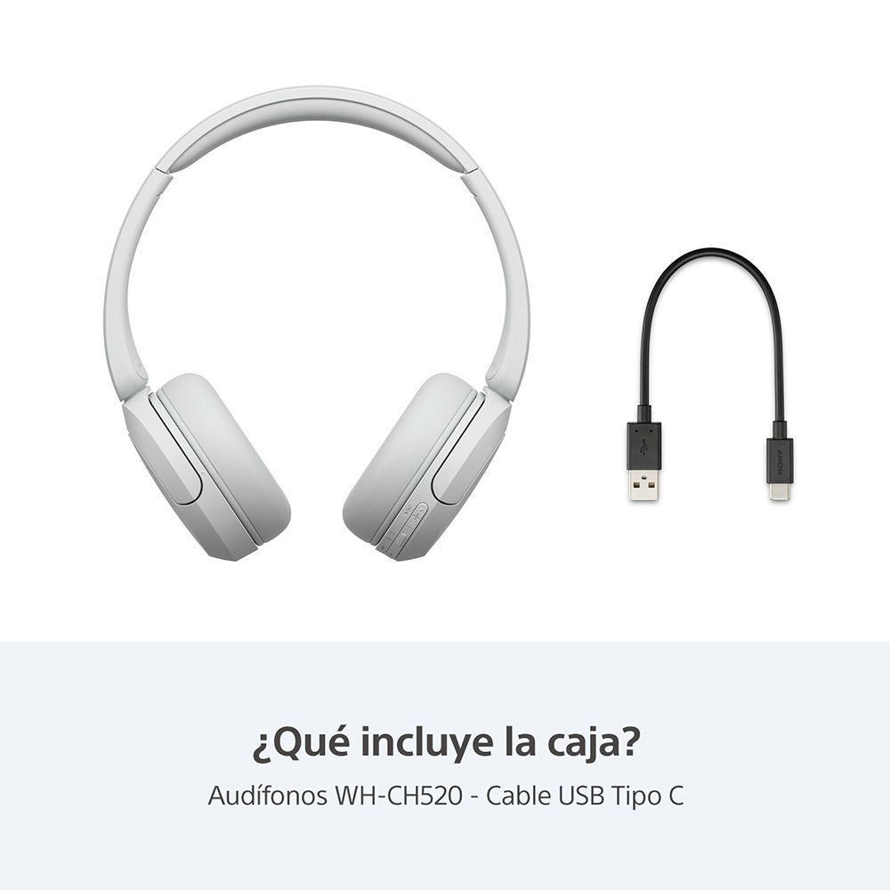 SONY AUDÍFONOS BLUETOOTH WH-CH520  BLANCO - 3