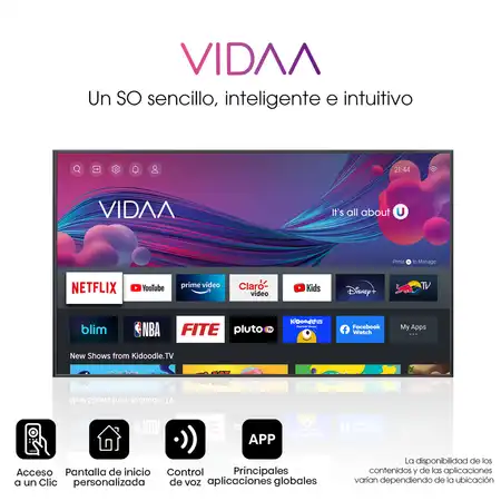 TV Hisense 32" LED HD Vidaa 32A4K