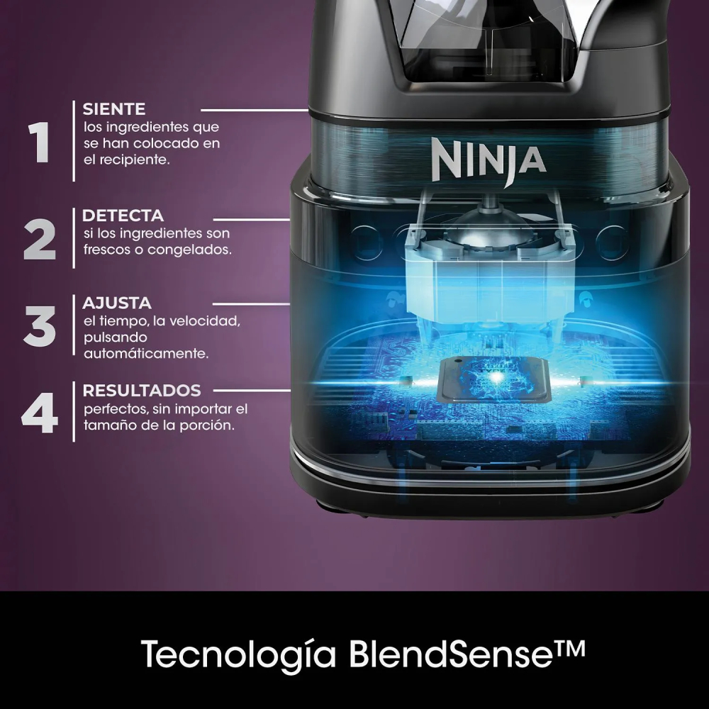 NINJA LICUADORA Y PROCESADORA 3 EN 1 DETECT POWER PRO POTENCIA MAXIMA 1200W TB401EU - 3