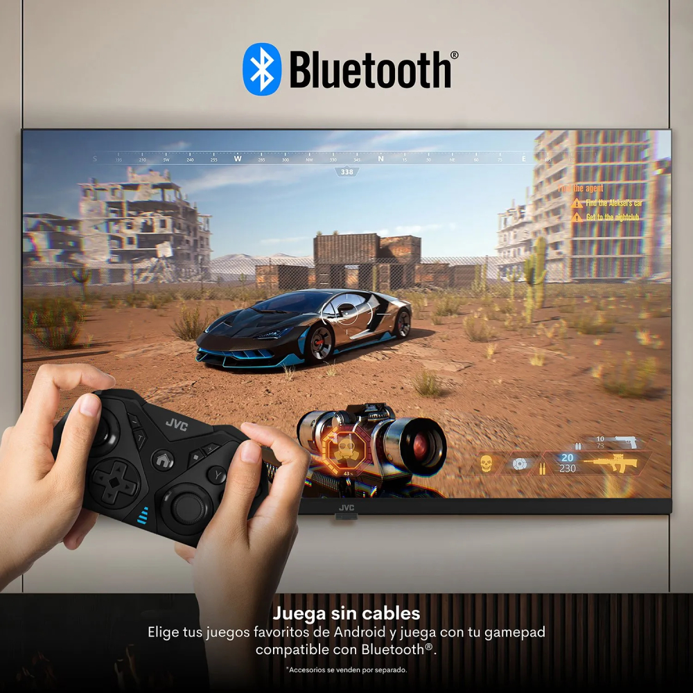 TELEVISOR JVC 65' UHD 4K GOOGLE TV LT-65KM548 - 2