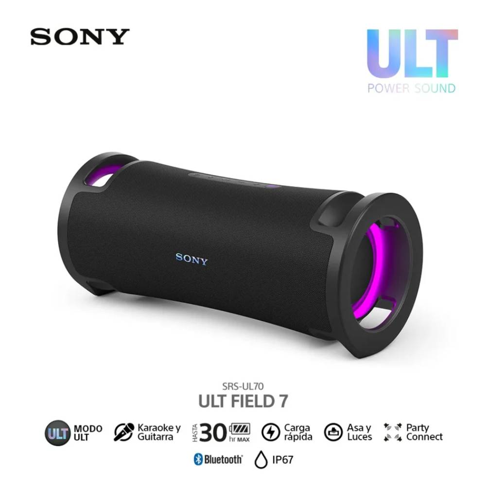 SONY PARLANTE BLUETOOTH SRS-ULT70 PARA FIESTAS ULT FIELD 7 - 1